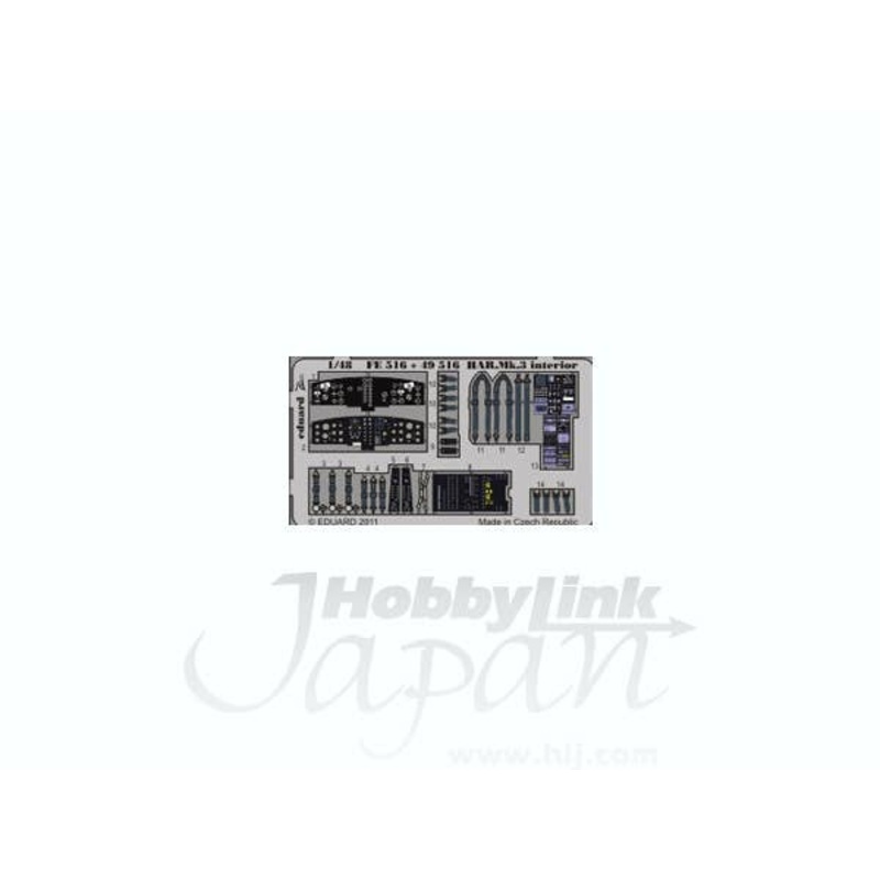 1/48 Sea King HAR.Mk.3 Instrument Panel /Seat Belt (Self-Adhesive)