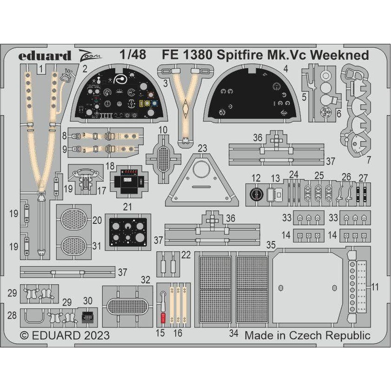1/48 Spitfire Mk.Vc Weekend (for EDUARD)