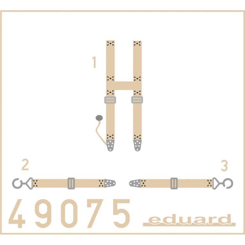 1/48 SSW D.III Seatbelts SUPERFABRIC (for Eduard)