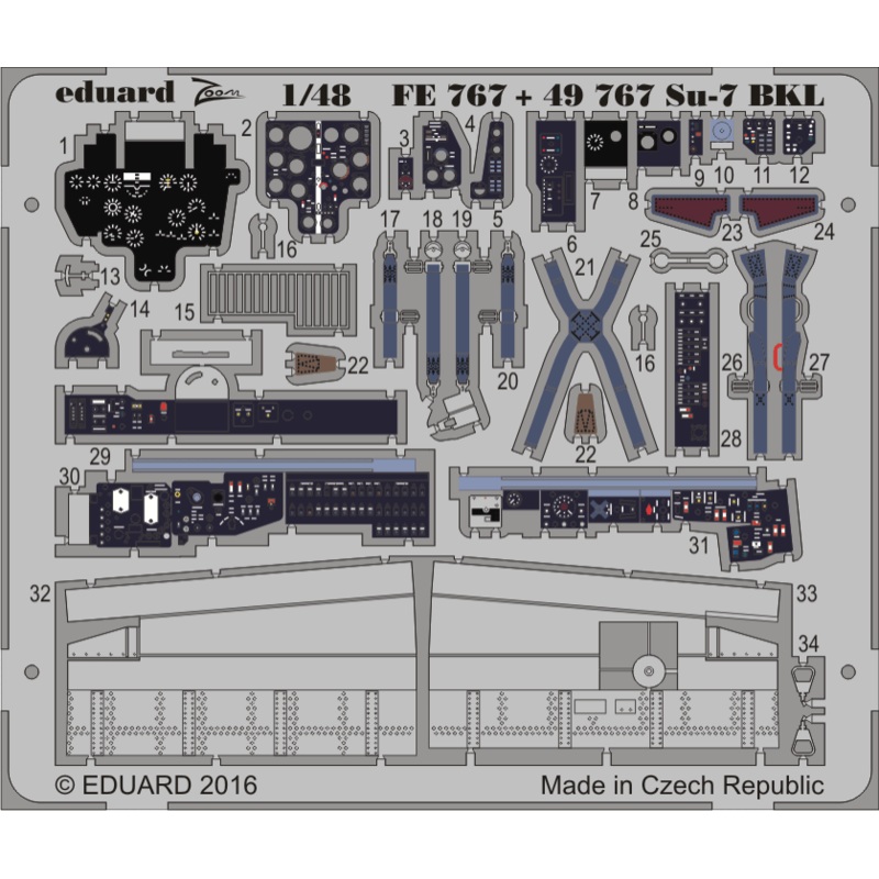 1/48 Su-7 interior (for Smer)