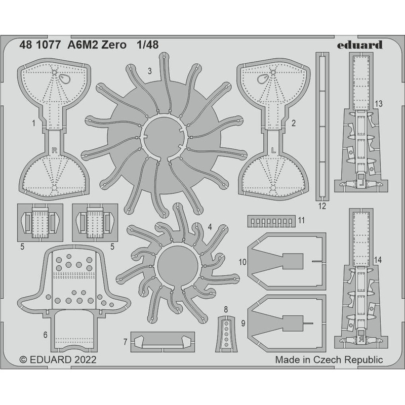 1/48 A6M2 Zero (for EDUARD)