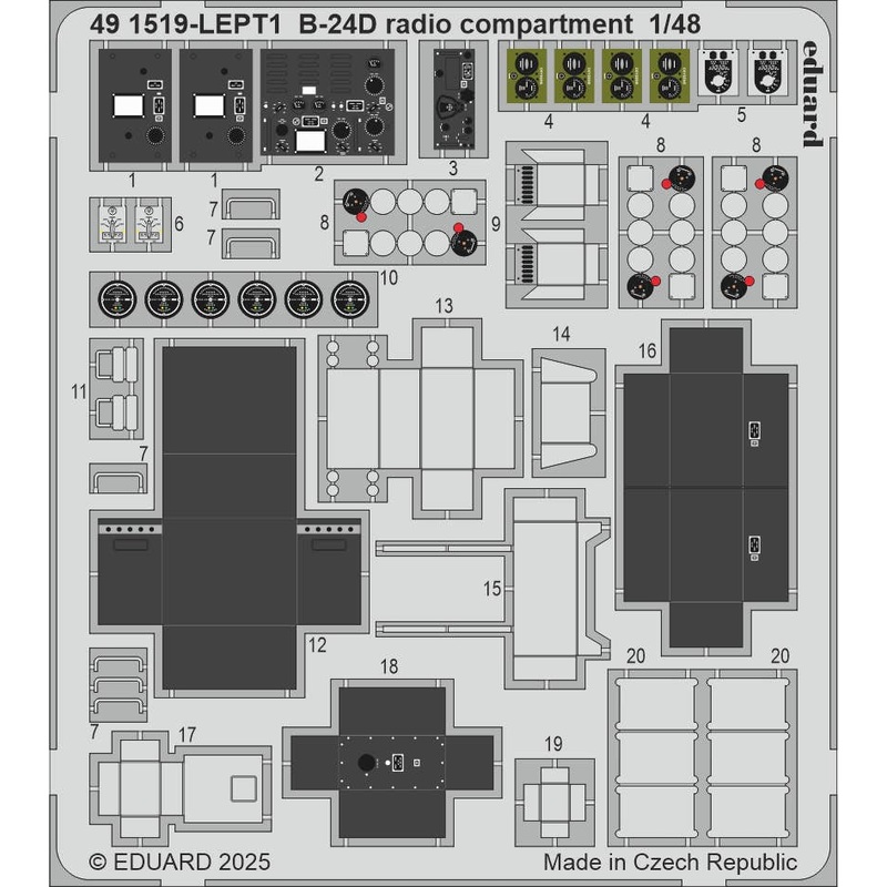 1/48 B-24D radio compartment
