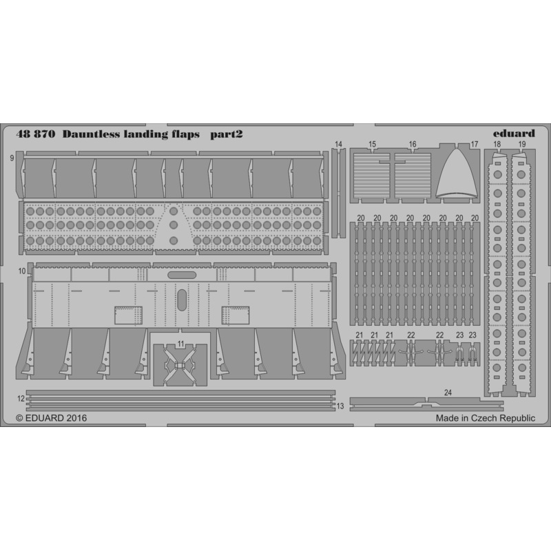 1/48 Dauntless Landing Flaps (for Eduard)