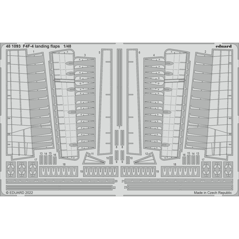 1/48 F4F-4 landing flaps (for EDUARD)