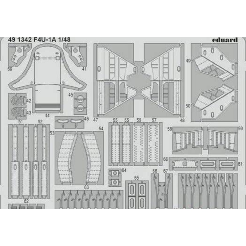 1/48 F4U-1D Photo Etched Parts