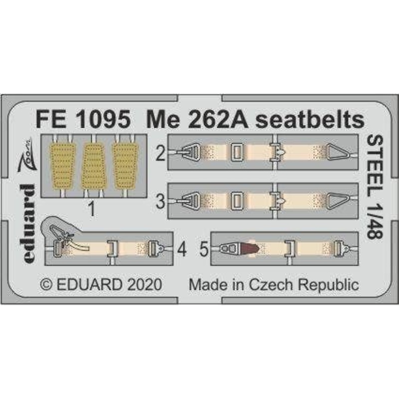 1/48 Me 262A Seatbelts Steel (for Hobby Boss)