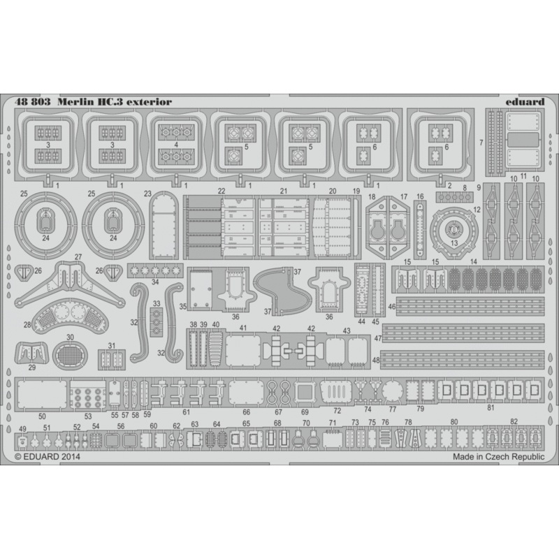 1/48 Merlin HC.3 Exterior (for Airfix)