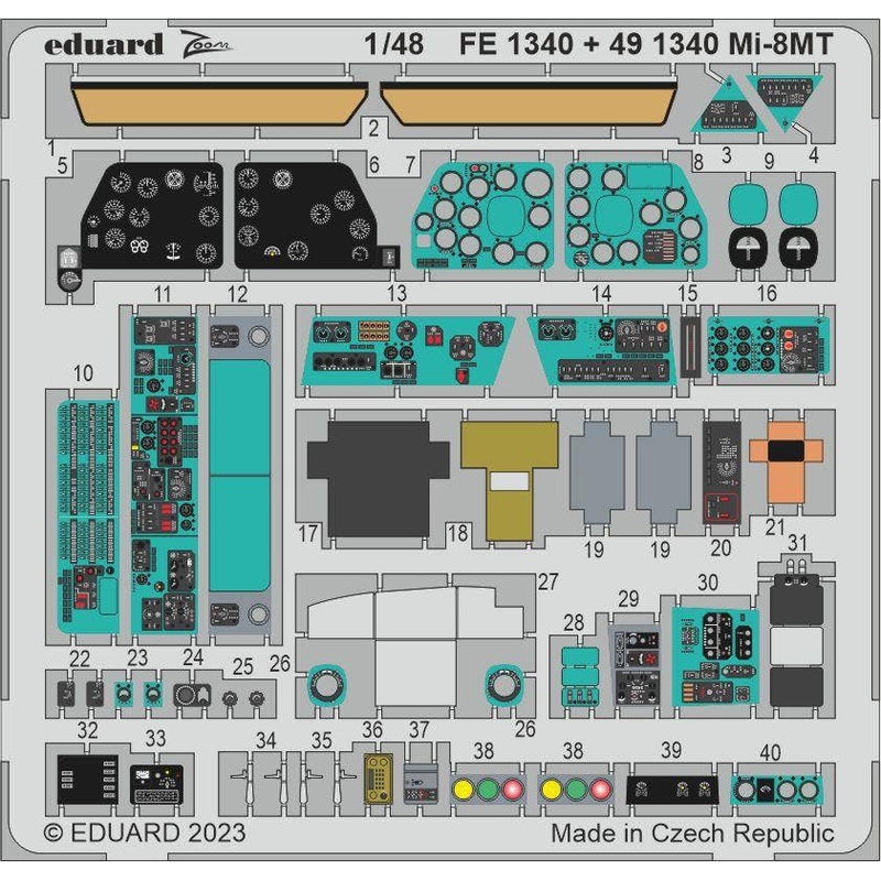 1/48 Mi-8MT Photo Etched Parts