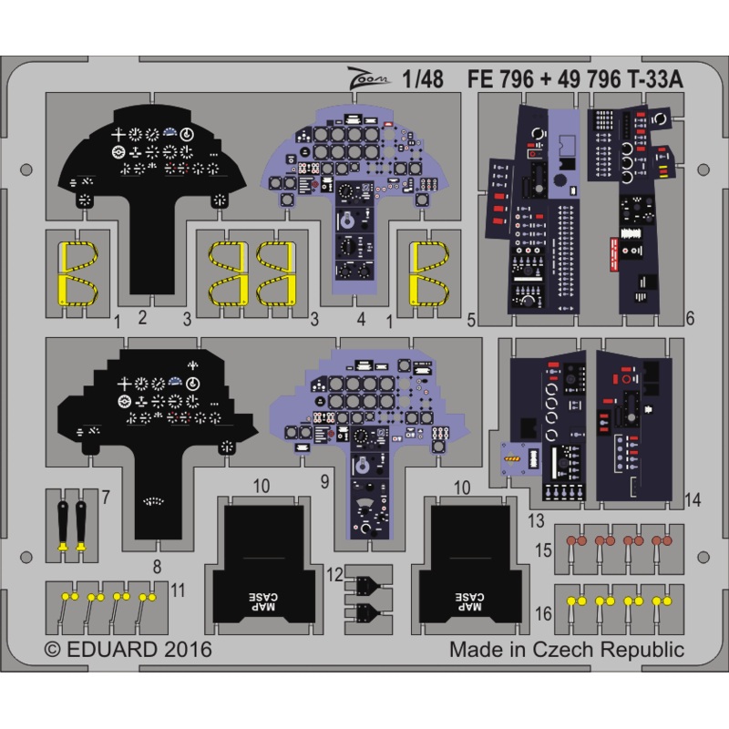 1/48 T-33A Zoom Etching Parts (Great Wall Hobby)