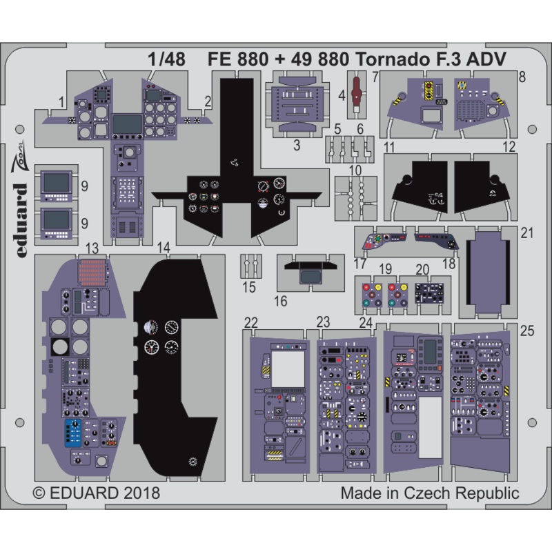 1/48 Tornado F.3 ADV Zoom Photo Etched Set (for Revell)