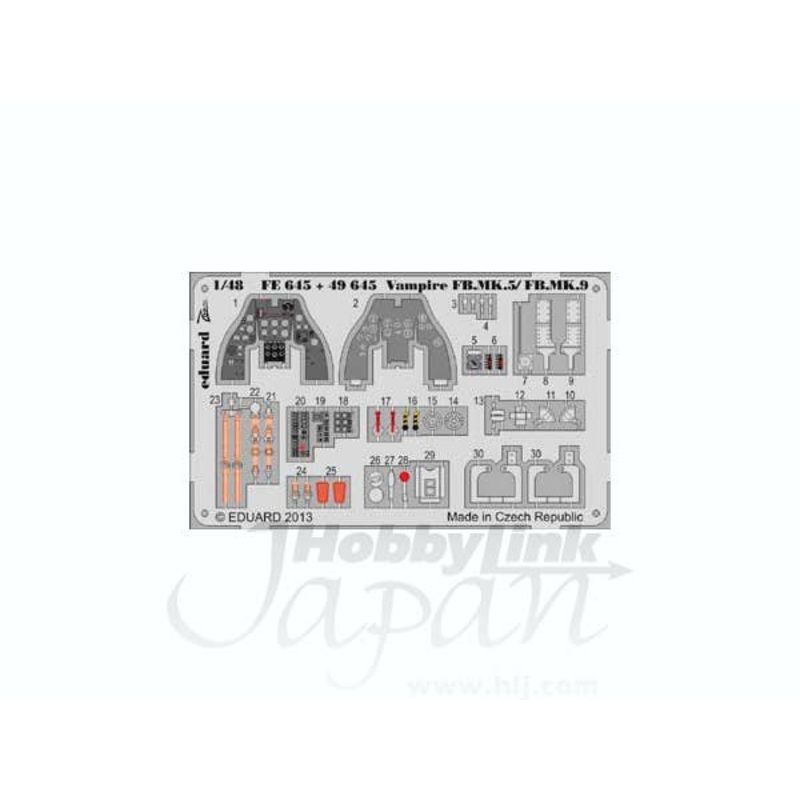 1/48 Vampire FB.MK.5/FB.MK.9 S.A. (Trumpeter)