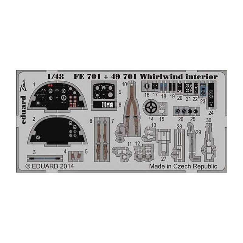 1/48 Whirlwind interior S.A. (for Trumpeter)