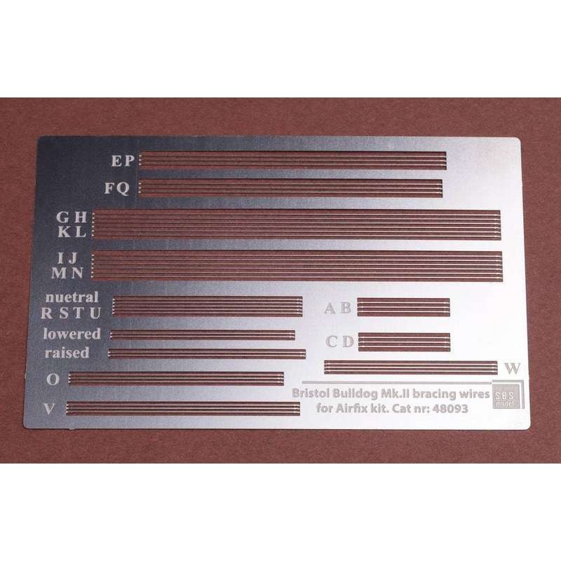 1/48 Bristol Bulldog rigging wire set for Airfix kit