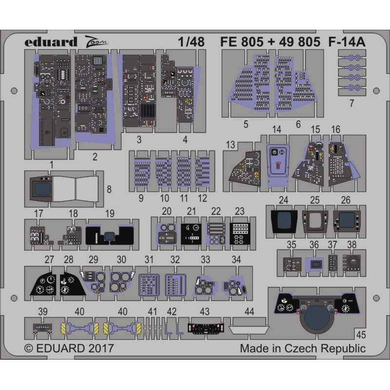 1/48 F-14A Interior (TAMIYA)