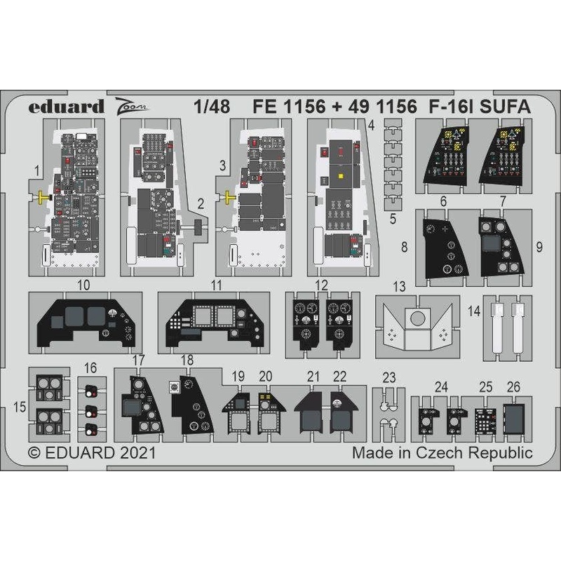 1/48 F-16I Sufa (for Kinetic)