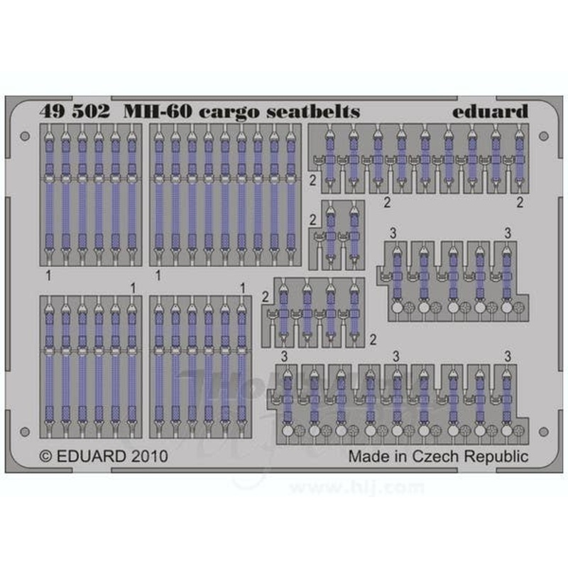 1/48 MH-60 Cargo Seatbelts (for Italeri)