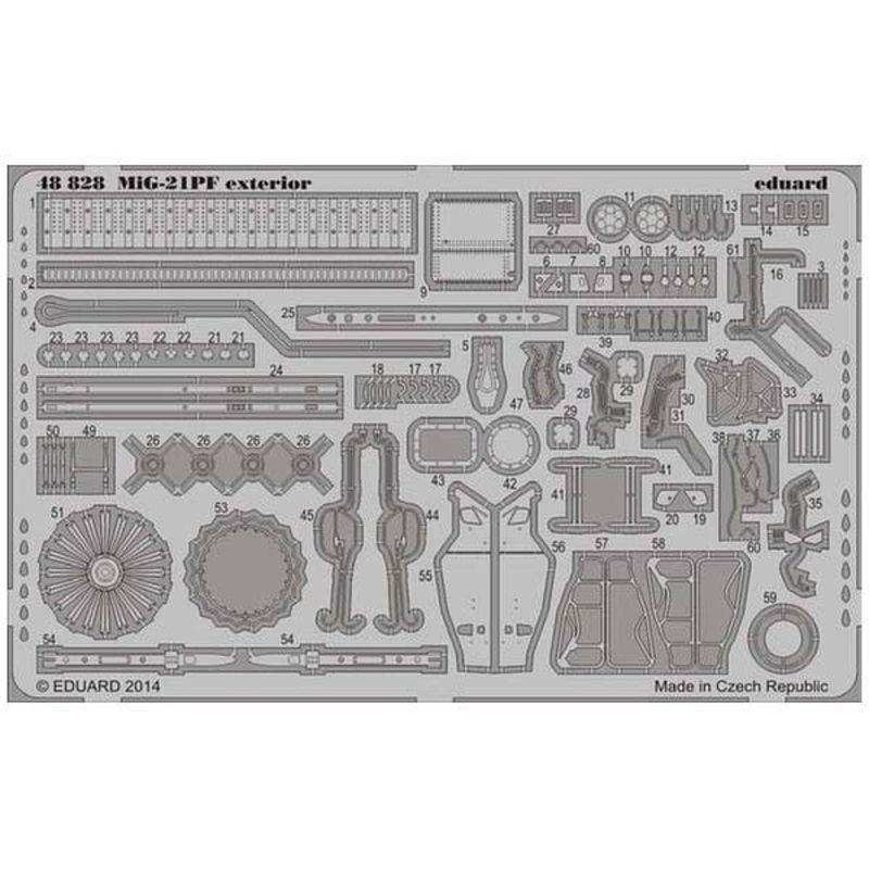 1/48 MiG-21PF (for Eduard)