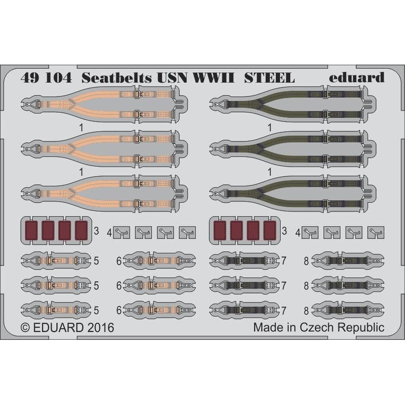 1/48 Seatbelts USN WWII Fighters Steel