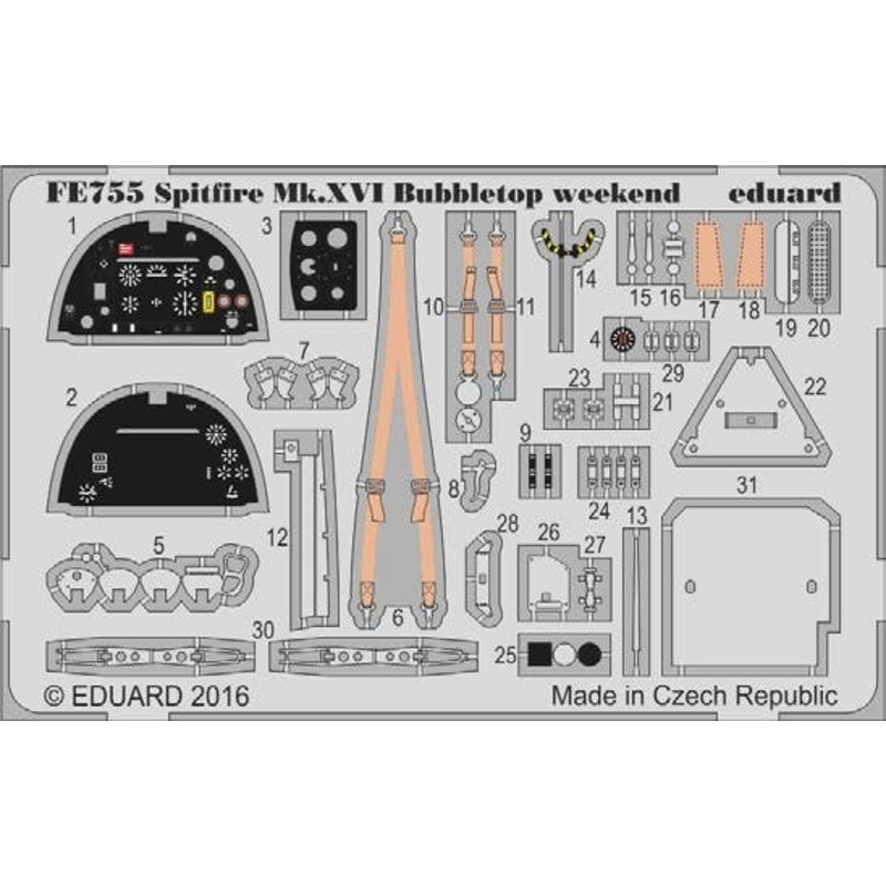 1/48 Spitfire Mk.XVI Weekend (Eduard)
