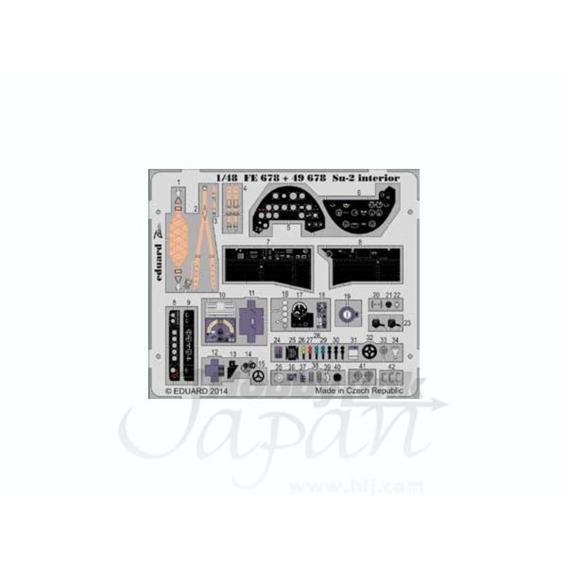 1/48 Su-2 Interior S.A. (for Zvezda)