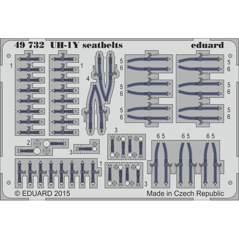 1/48 UH-1Y Seatbelts (for Kitty Hawk)