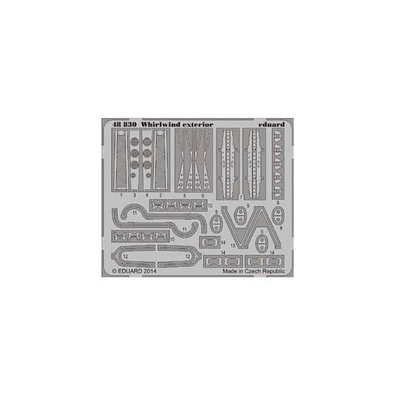 1/48 Whirlwind Exterior Parts Set (for Trumpeter)