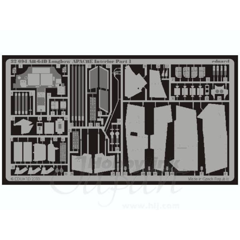 1/32 AH-64D Longbow interior