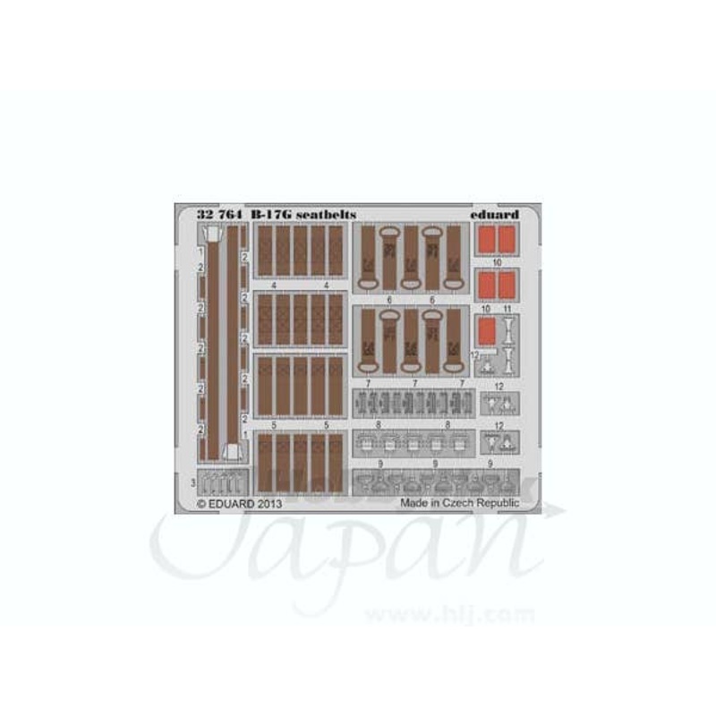 1/32 B-17G Seatbelts (for HK Models)