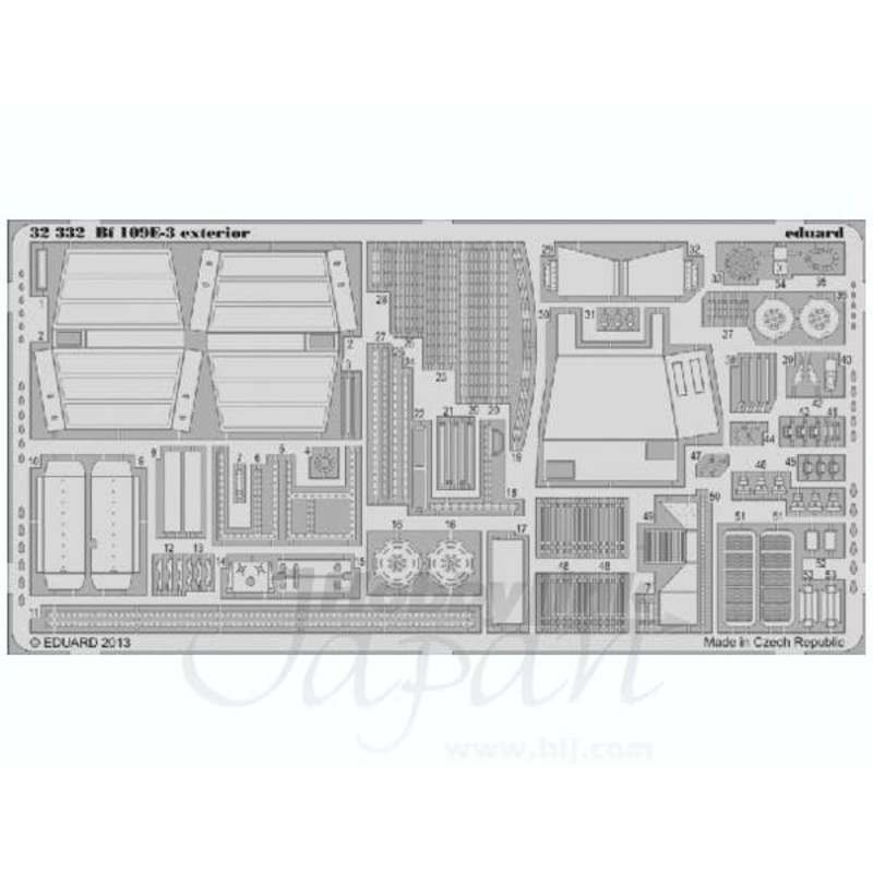 1/32 Bf 109E-3 Exterior (Cyber Hobby)