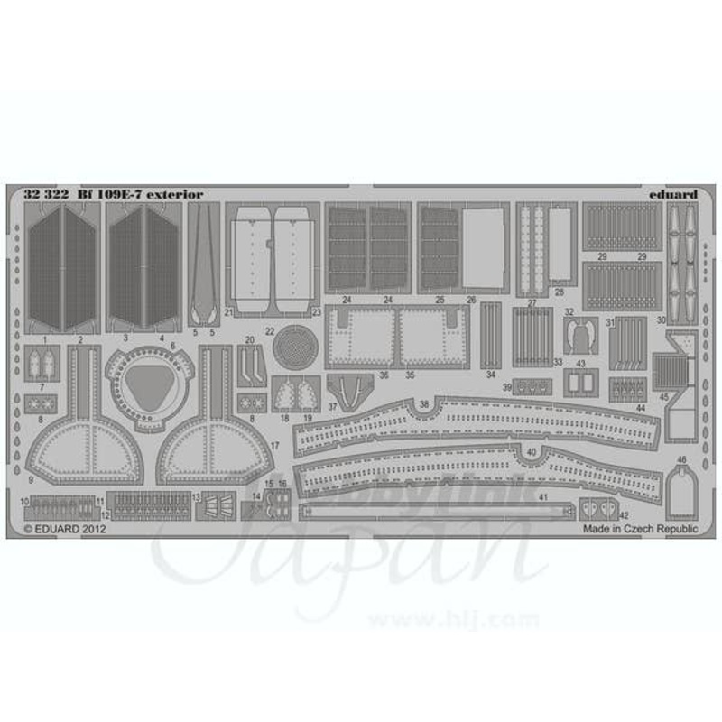 1/32 Bf 109E-7 Exterior (Trumpeter)