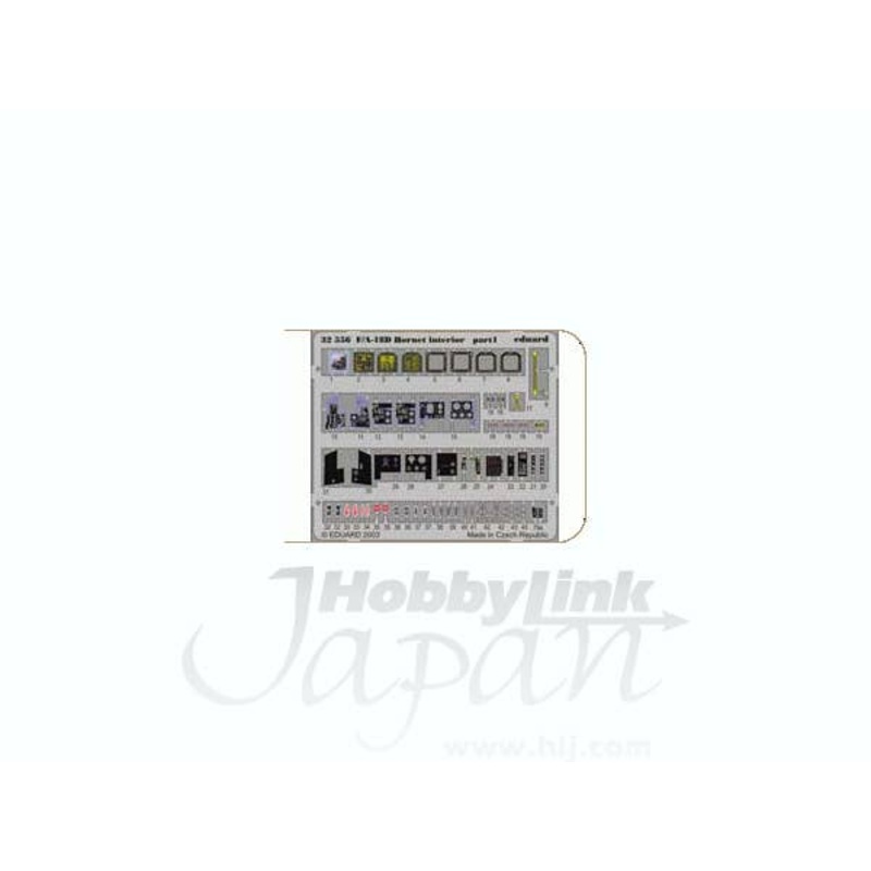 1/32 F-18D Interior PE Set (for Academy)
