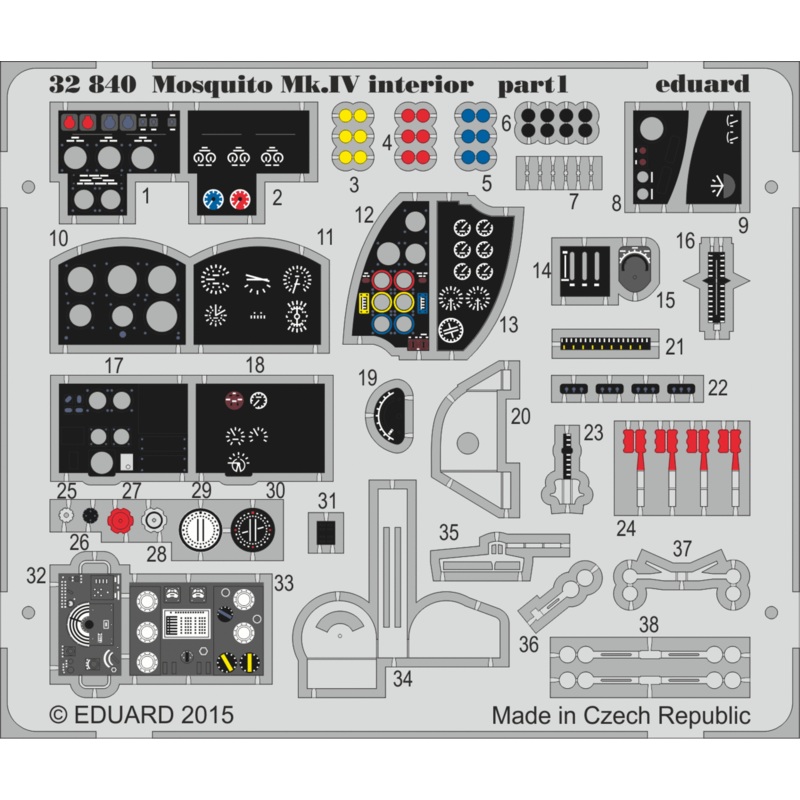 1/32 Mosquito Mk.IV Interior S.A. (for HKM)