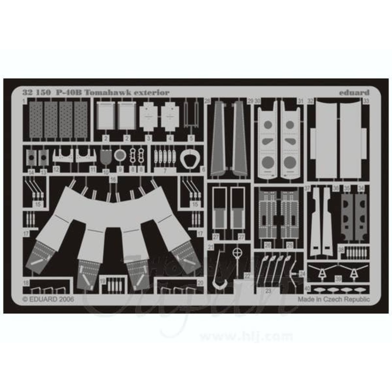1/32 P-40B exterior (for Trumpeter)