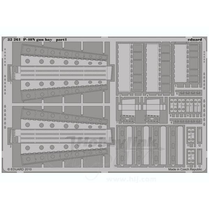 1/32 P-40N Gun Bay (for Hasegawa)