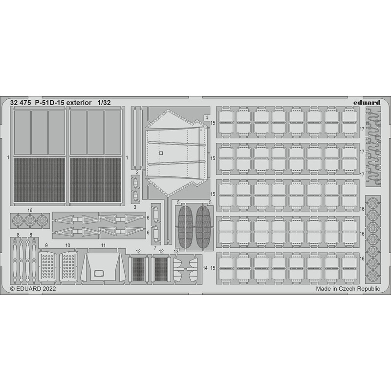 1/32 P-51D-15 exterior for REVELL
