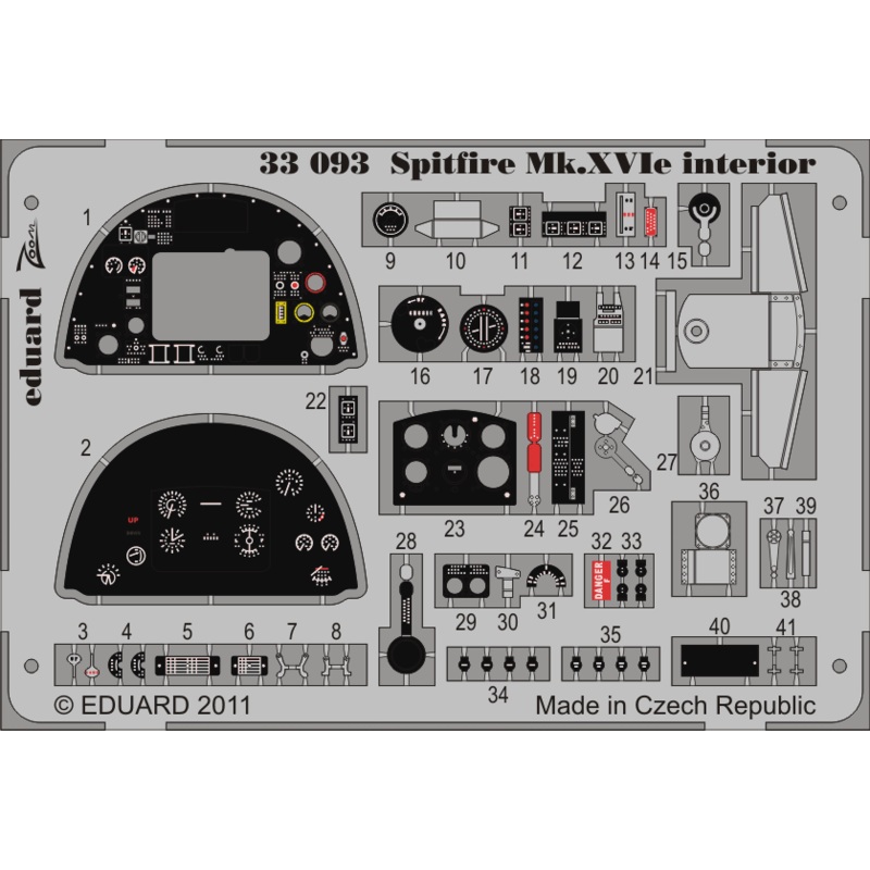 1/32 Spitfire MkXVIe Zoom Etching Parts (for Tamiya)