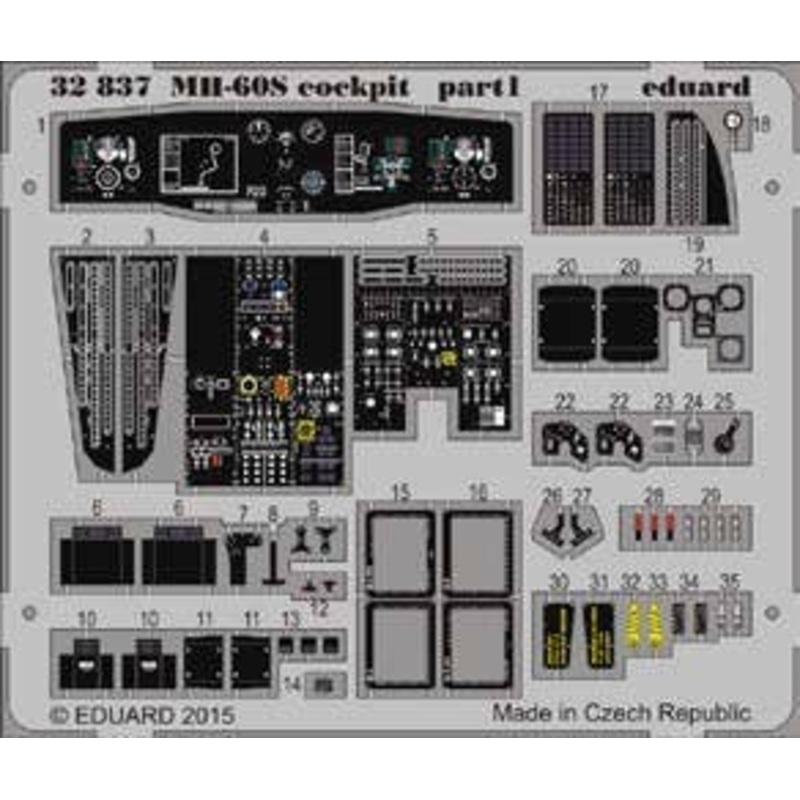 1/35 MH-60S Cockpit S.A. (for Academy)