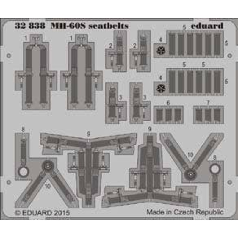 1/35 MH-60S seatbelts (for Academy)