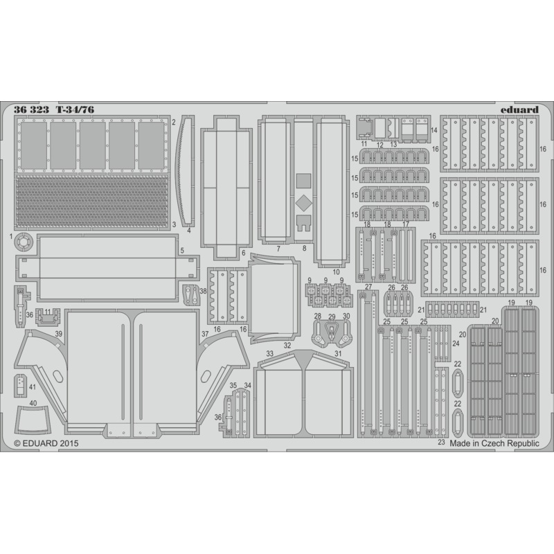 1/35 T-34/76 Parts Set (for ICM)