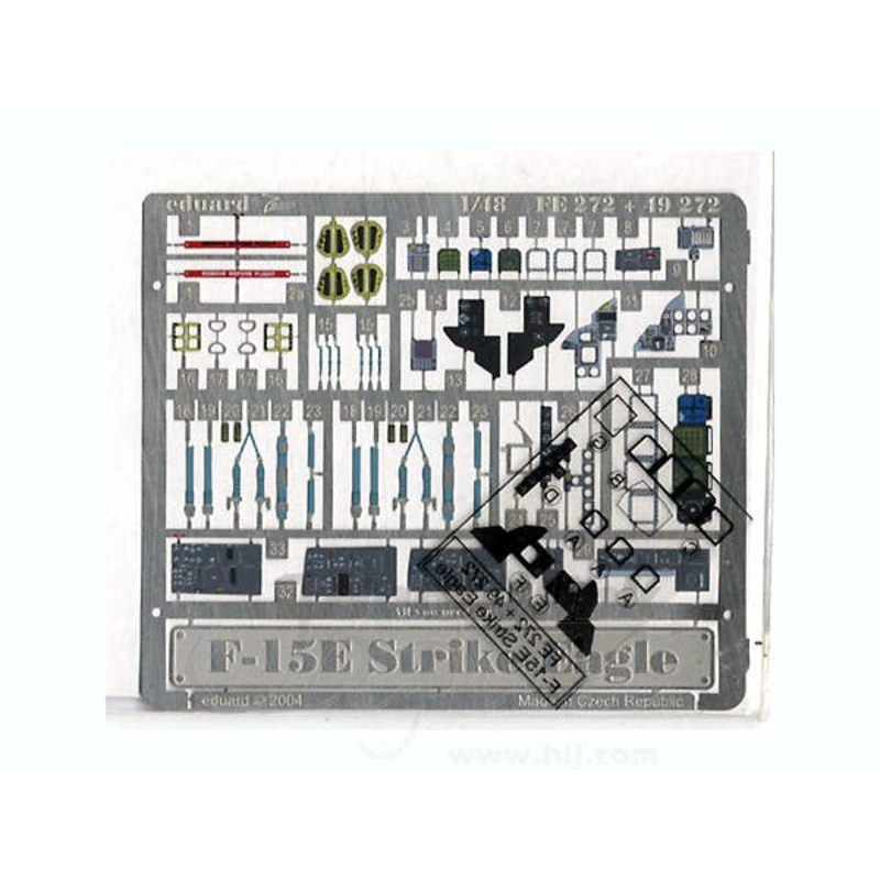 1/48 F-15E Strike Eagle Interior Photo-Etched Parts (for Hasegawa)