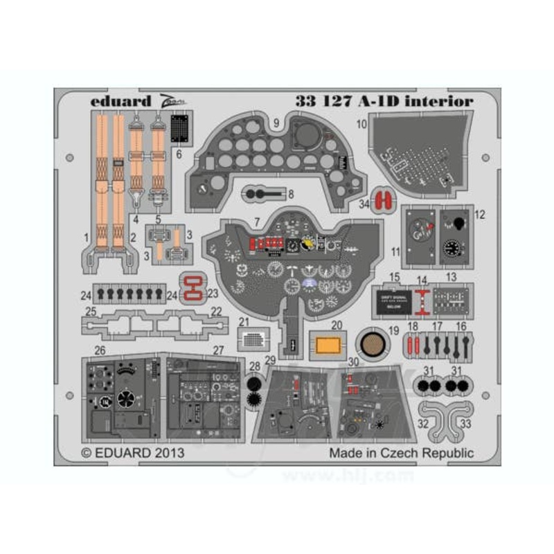 1/32 A-1D Interior S.A. (for Trumpeter)