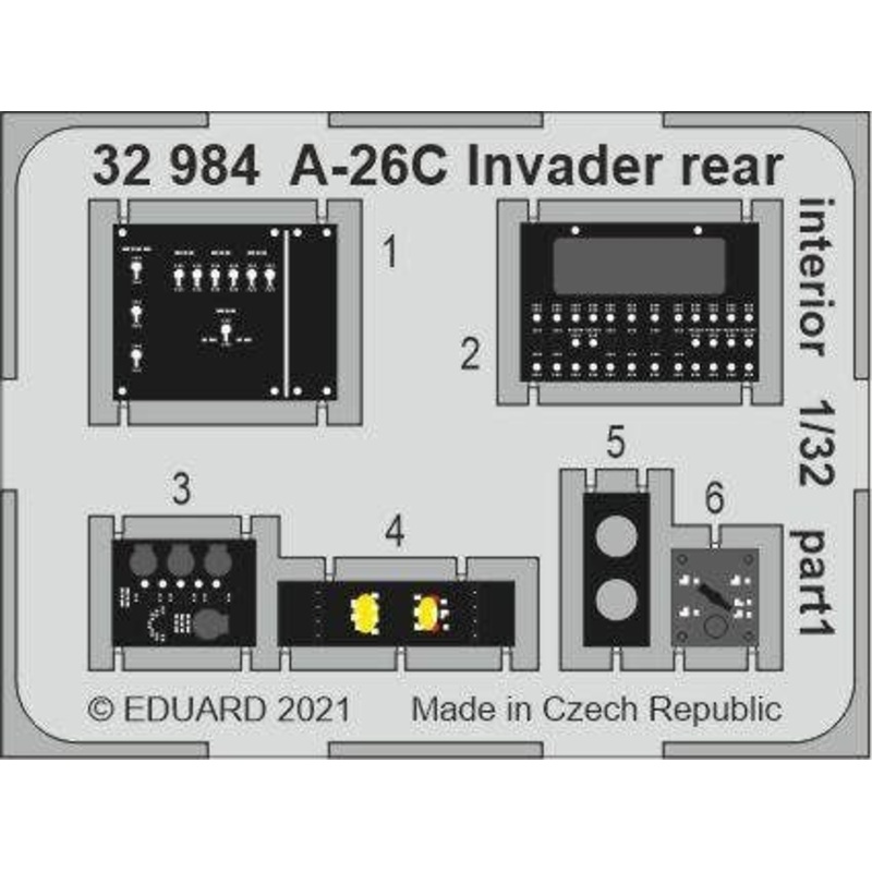 1/32 A-26C Invader Rear Interior (for Hobby Boss)
