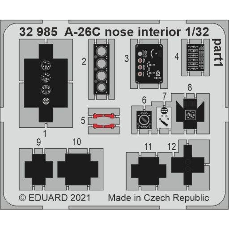 1/32 A-26C Nose Interior (for Hobby Boss)