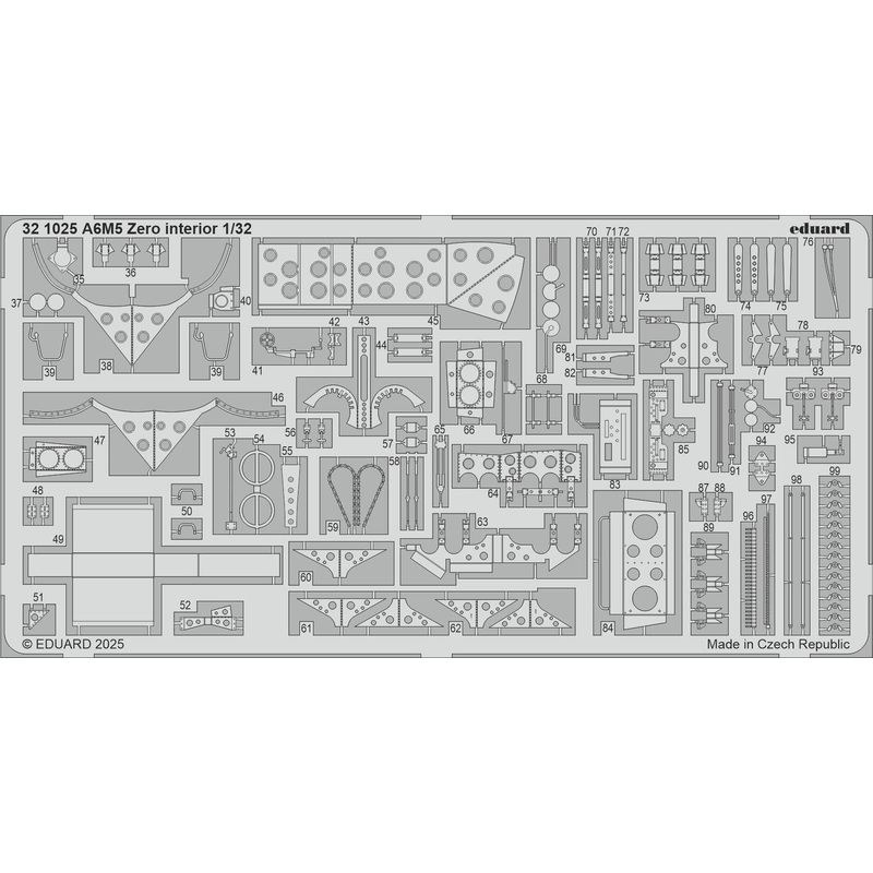 1/32 A6M5 Zero interior (For Tamiya)