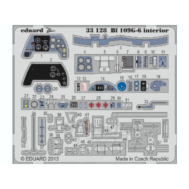 1/32 Bf 109G-6 Interior S.A. (for Revell)