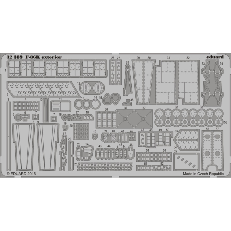 1/32 F-86K Exterior (Kitty Hawk)