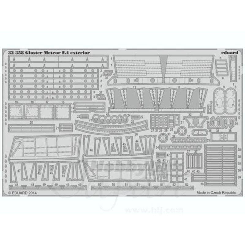 1/32 Gloster Meteor F.4 Exterior (for HK Model)