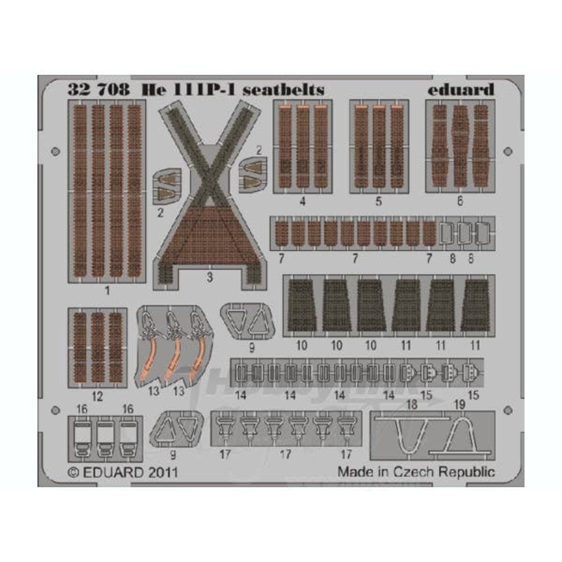1/32 He111 Seatbelts (for Revell)