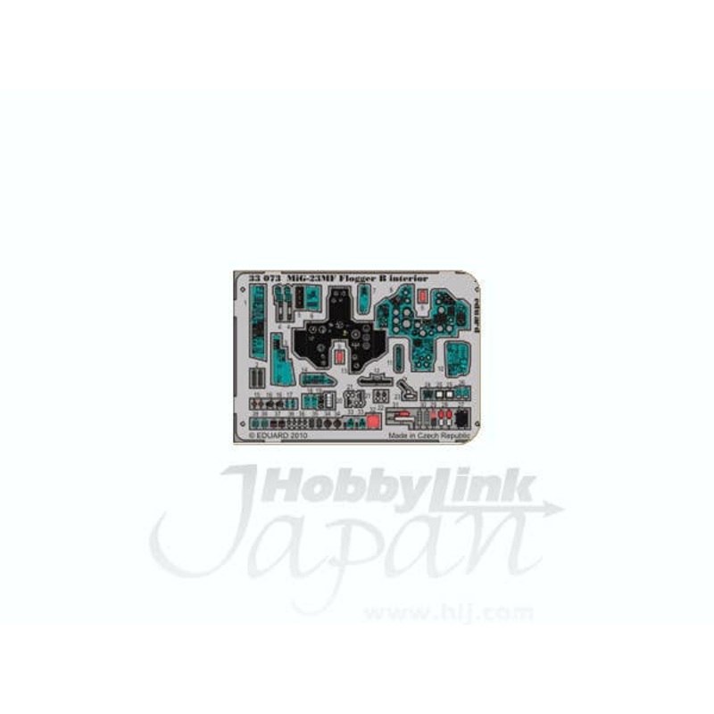 1/32 MiG-23MF Flogger B Instrument Panel Self-Adhesive (for Trumpeter)