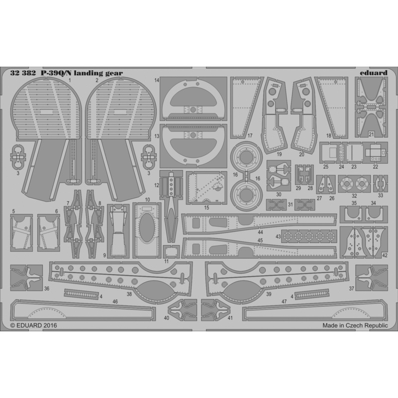 1/32 P-39Q/N Landing Gear (for Kittyhawk)